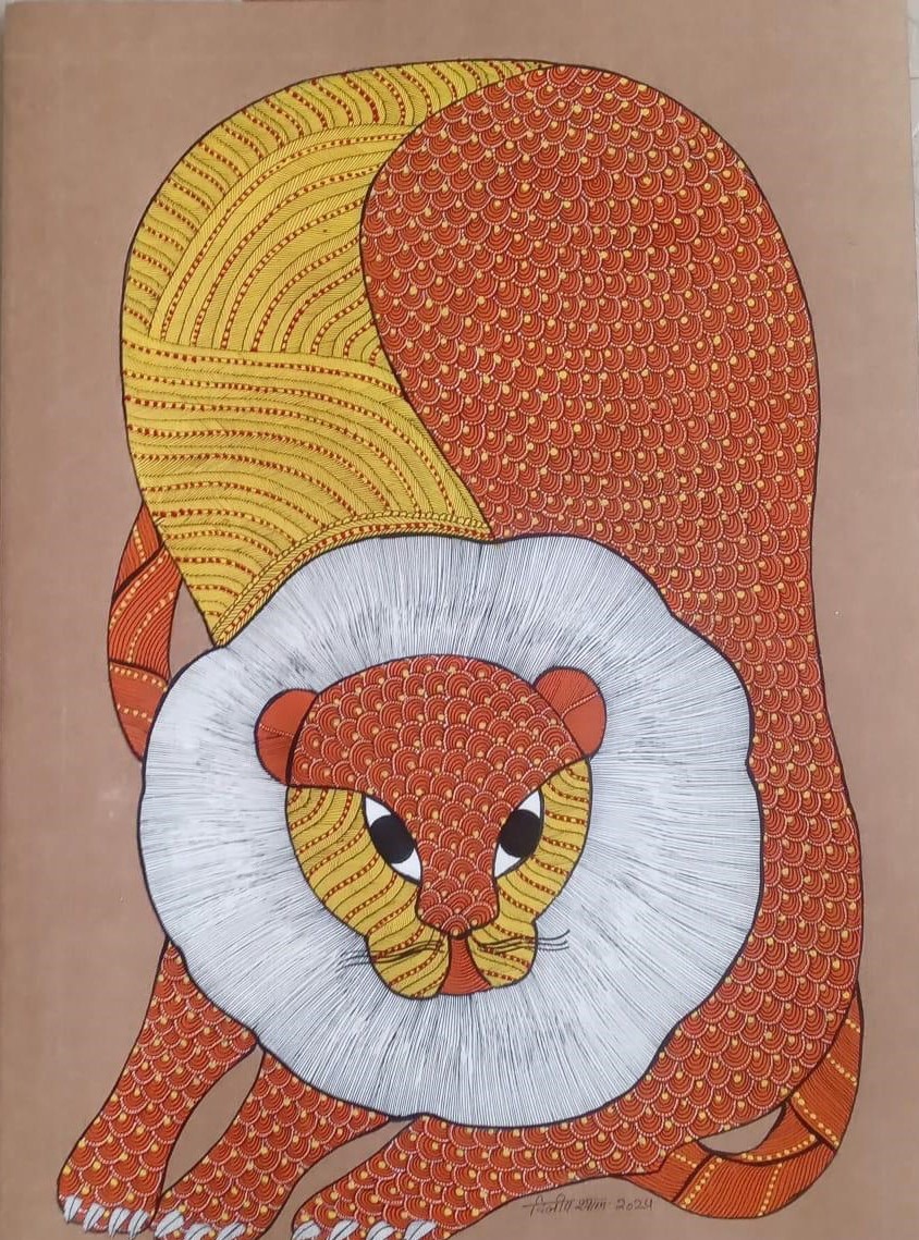 Monkey Gond Painting